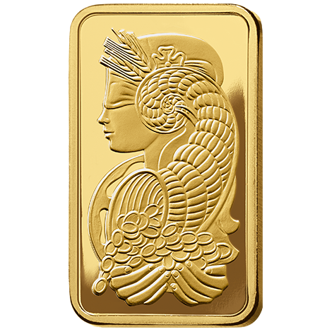 PAMP gold bar Lady Fortuna